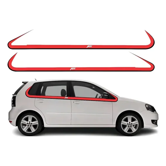 Kit Adesivos Faixa Lateral Volkswagen Polo Abt Ca-14036 Cor Não aplica Foto 1