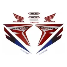 Kit Adesivos Faixas Cg Titan 150 Ex 2015 Branca Jogo Adesivo Cor Branco Foto mini  2