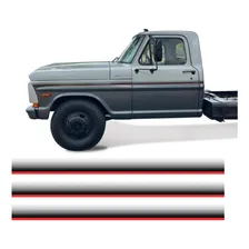 Kit Adesivos Faixas Laterais Ford F-4000 1986 1987 1988 1989 Foto mini 2