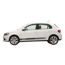 Kit Adesivos Faixas Lateral Para Vw Gol Sport Fosco 17454 Foto mini 1