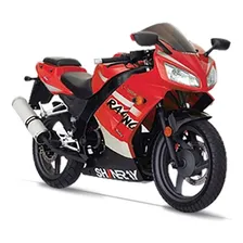 Kit Adesivos Faixas Moto Para Shineray Xy 200 Vermelha 18786 Cor Branco Cinza Foto mini 4