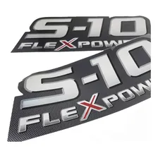 Kit Adesivos Faixas Para S10 Executive 2009 2010 2011 Preta Flex Power Vermelho Sportinox Foto mini  3