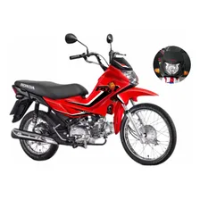 Kit Adesivos Faixas Pop 110i Completa Cores Personalizadas Cor Moto Vermelha Preto e Branco Foto mini 4