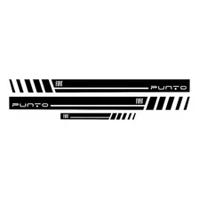 Kit Adesivos Faixas Tunning Compatível Fiat Punto Ref202603 Foto mini  2