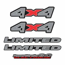 Kit Adesivos Ford Ranger 2005 2006 3.0 Prata Ca-03162 Foto mini 2