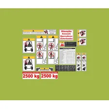 Kit Adesivos Gráfico Empilhadeira Clark C300 + Etiquetas Mk Foto mini 3