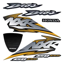 Kit Adesivos Honda Bros 150 Ano 2004 Preto Esd Cor Preta 2004 esd Foto mini 1