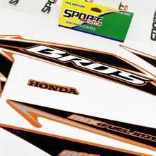 Kit Adesivos Honda Bros Nxr 150 Ks 2011 Moto Laranja Foto mini 3