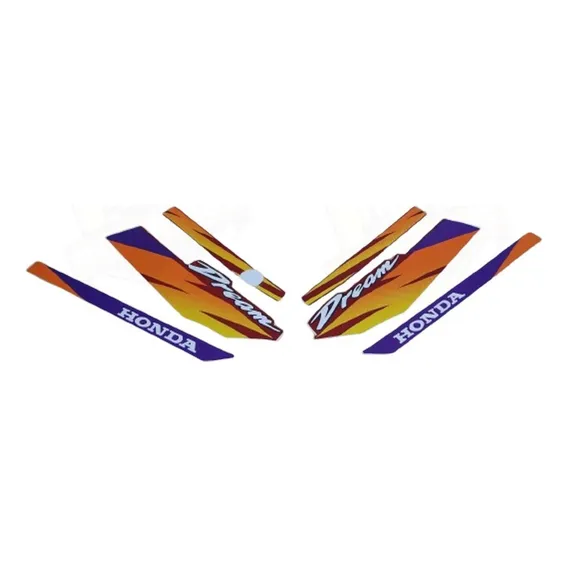 Kit Adesivos Honda C 100 Dream 1996 Vermelha - Lb00630 Foto 1