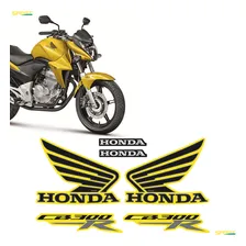 Kit Adesivos Honda Cb 300r 2013 Moto Amarela Emblemas Asa Foto mini 1