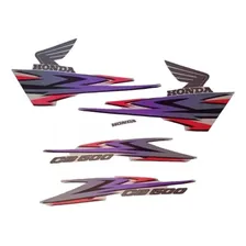 Kit Adesivos Honda Cb 500 1999 Prata - Lb00645 Foto mini 1