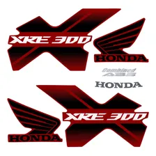 Kit Adesivos Honda Combined Abs Xre 300 2013 Vermelha Foto  mini 1