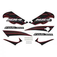 Kit Adesivos Honda Falcon Nx4 2007 Preta - Lb10053 Foto mini 1