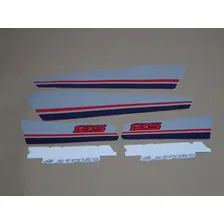 Kit Adesivos Honda  125 1987 Vermelha - Lb00147 Foto  mini 1