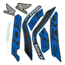 Kit Adesivos Honda Nxr Bros 160 2018 Esdd Azul Foto mini 1