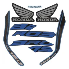 Kit Adesivos Honda Nxr Bros 160 2018 Esdd Azul Foto mini 2