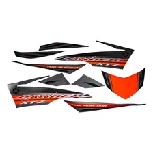 Kit Adesivos Jogo Faixa Xtz 250 Lander 2014 Preta Emblemas Foto mini 1
