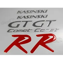 Kit Adesivos Kasinski Comet Gtr Resinado Vermelho Rs7 Foto mini 2
