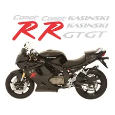 Kit Adesivos Kasinski Comet Gtr Resinado Vermelho Rs7 Foto mini 1