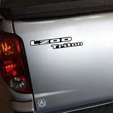 Kit Adesivos L200 Triton Mitsubishi Hpe 3.2cr Resinados Foto mini 2