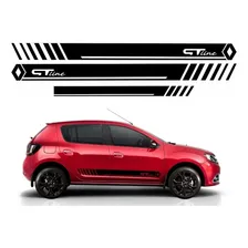 Kit Adesivos Laterais E Traseiro Para Renault Sandero Foto  mini 1