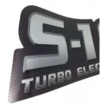 Kit Adesivos Laterais S10 Turbo Electronic + Emblema Colina Foto mini 4