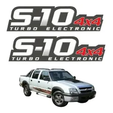 Kit Adesivos Lateral Chevrolet S10 Rodeio 4x4 2011 Ca-10083 Foto mini 1