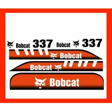 Kit Adesivos Mini Escavadeira Bobcat 337 Com Etiquetas Foto mini 2