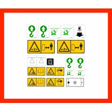 Kit Adesivos Mini Escavadeira Bobcat 337 Com Etiquetas Foto mini 3