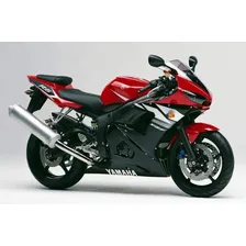 Kit Adesivos Moto CompatÃvel Yamaha R6 2003 Vermelha Foto mini 3