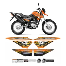 Kit Adesivos Moto Xtz Crosser 150 2014 Cor Xtz Crosser 150 2014 Laranja Foto mini 1