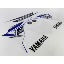 Kit Adesivos Moto Yamaha Lander 250 2015 Azul 10497 Foto mini 4