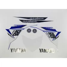 Kit Adesivos Moto Yamaha Lander 250 2015 Azul 10497 Foto mini 3