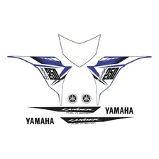 Kit Adesivos Moto Yamaha Lander 250 2015 Azul 10497 Foto mini 1