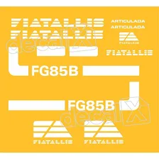 Kit Adesivos Motoniveladora Fiatallis Fg 85b Antigo Mk Foto mini 1