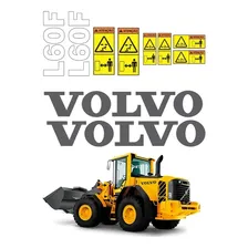 Kit Adesivos PĂĄ Carregadeira Volvo L60f Cor PADRĂO Foto mini 2