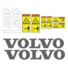 Kit Adesivos PĂĄ Carregadeira Volvo L60f Cor PADRĂO Foto mini 1