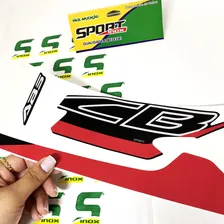 Kit Adesivos Para Cb 500f 2020 2021 Moto Vermelha Sportinox Foto mini 4