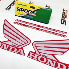 Kit Adesivos Para Cg Fan 150 Esi 2012 2013 Moto Vermelha Sportinox Foto mini 3