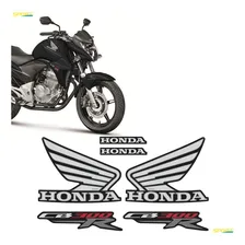 Kit Adesivos Para Honda Cb 300r 2013 Moto Preta Emblemas Asa Sportinox Foto mini 1