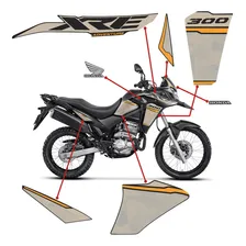 Kit Adesivos Para Honda Xre 300 Adventure 2022 Moto Preta Sportinox Foto mini 2