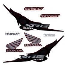 Kit Adesivos Para Moto Honda Xre 300 2011 Vermelha Foto mini 1