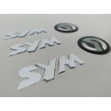 Kit Adesivos Resinado Carenagem Compatível Sym Maxsym 006 Foto mini 4