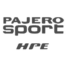 Kit Adesivos Resinados Pajero Sport Hpe Grafite Foto mini 1