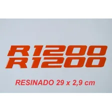 Kit Adesivos Resinados Para Bmw Modelo R1200 Laranja 18746 Foto mini 4