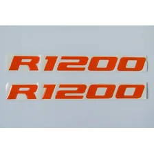 Kit Adesivos Resinados Para Bmw Modelo R1200 Laranja 18746 Foto mini 3