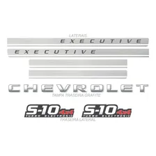 Kit Adesivos S10 4x4 Executive 09/2011 + Faixa Grafite R721 Foto mini 2