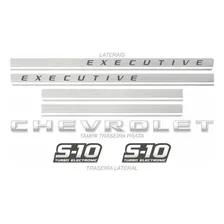 Kit Adesivos S10 Turbo Executive 09/2011 + Faixa Prata R444 Foto mini 2