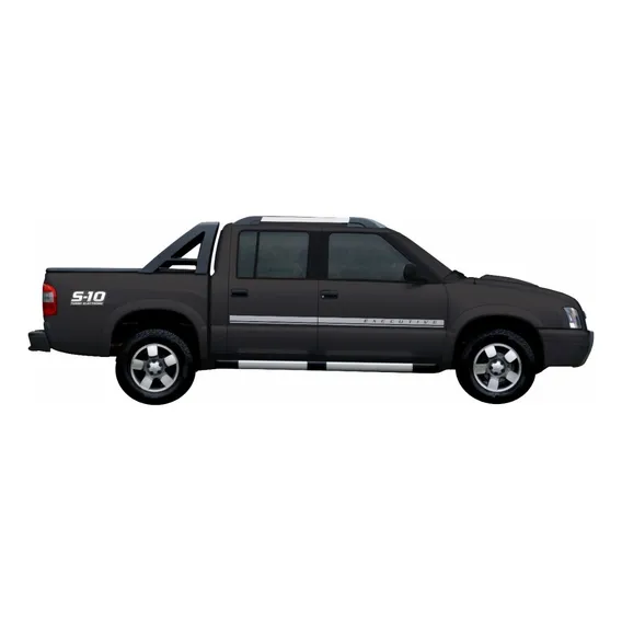Kit Adesivos S10 Turbo Executive 09/2011 + Faixa Prata R444 Foto 1
