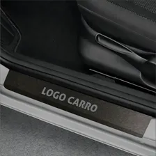 Kit Adesivos Soleira Preto Rugoso Para Toyota Etios 20776 Foto mini 2